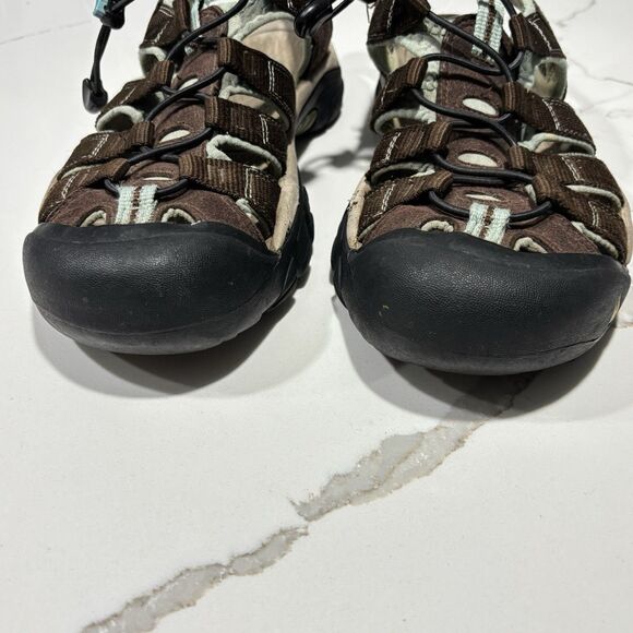 KEEN | Newport H2 Women’s Size 9 Waterproof Hiking Sandals Brown Blue Turquoise - Picture 5 of 15